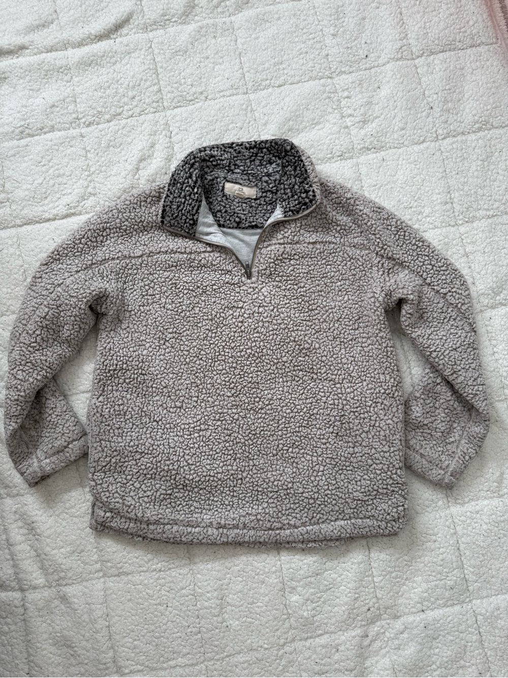 Thread & Supply Wubby Fleece Quarter-Zip Pullover with Pockets